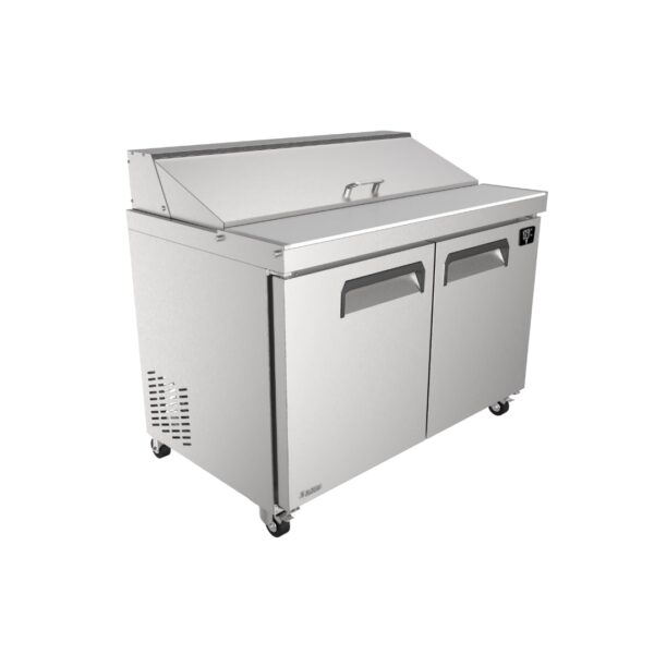 Imbera SPT48-2P Mesa Refrigerada Con 2 Puertas 2 Parrillas  12 insertos