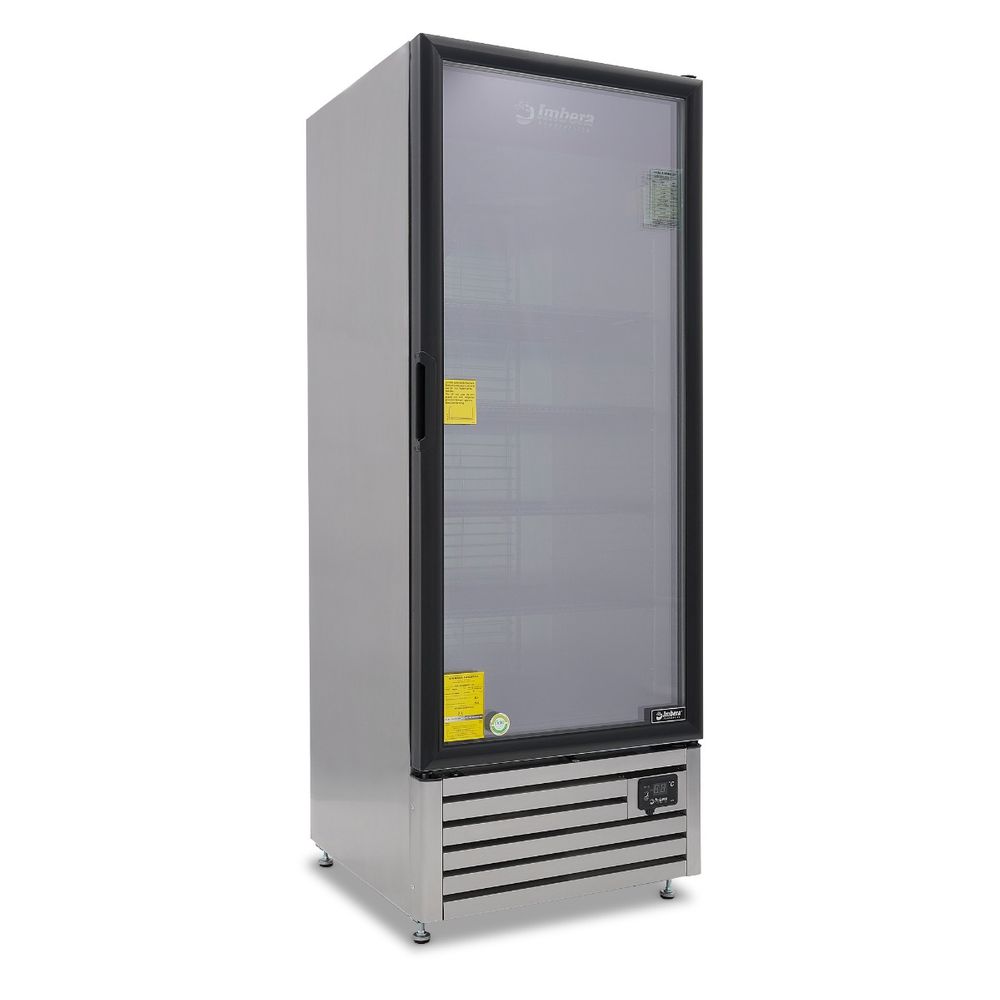 Imbera VFS24 Congelador de Acero Inoxidable 1 puerta de vidrio